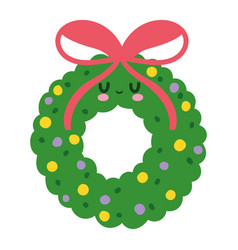 Christmas Wreath With Bow