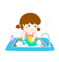 Happy boy and girl splashing in songkran festival Vector Image