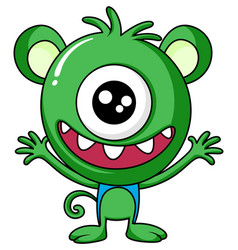 Cute One Eyed Monster Character