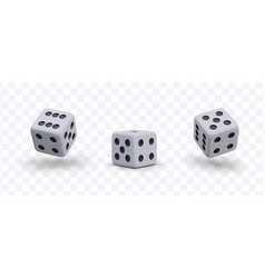 Set Of Dice Different Numerical Values On