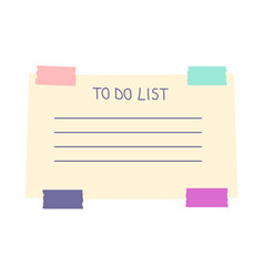 To Do List Template Flat Hand Drawn