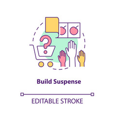 Build Suspense Concept Icon