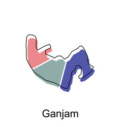 Ganjam City Of India Map