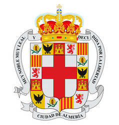 Coat Arms Almeria In Andalusia Spain