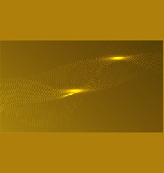 Abstract Lines Lighting Effect On Gold Background