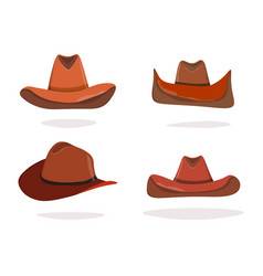 Cowboy Hat Isolated Element Drawing