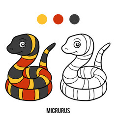 Coloring Book Micrurus