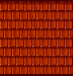 Seamless Texture Background Red Wooden Roof