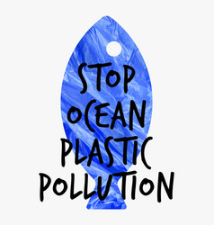 Stop Ocean Plastic Pollution Ecological Poster