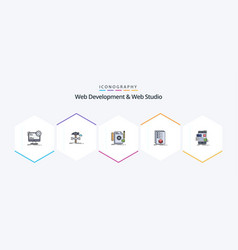 Web Development And Studio 25 Filledline Icon