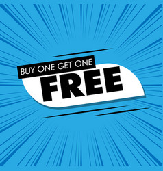 Buy One Get One Free Sale Yellow Banner