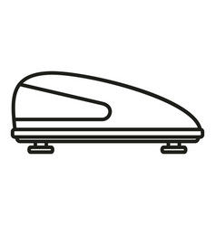 Cover Roof Box Icon Outline Car Trunk