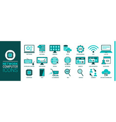 Internet Computer Web Icon Set