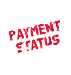 Payment Status Rubber Stamp