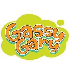 Gassy Gary Logo Text Design