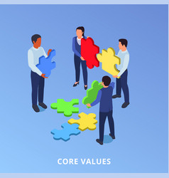 Corporate Culture Isometric