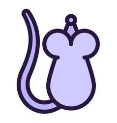 Lab Mouse Icon Outline Genetic Dna