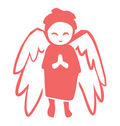 Praying Angel Cut Out