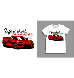 Sport Car Tshirt Design