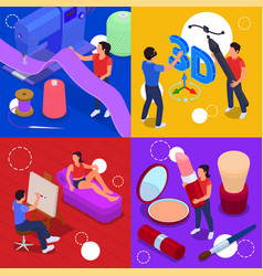 Art Creative 2x2 Isometric Set