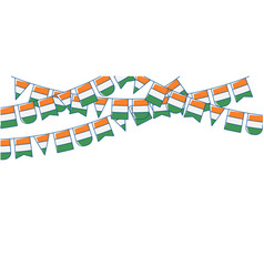 Flags Garland Of India Happy Republic Day