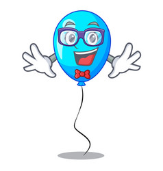 Geek Blue Balloon Character On The Rope