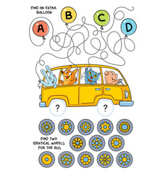 Find Two Identical Wheels For The Bus Where