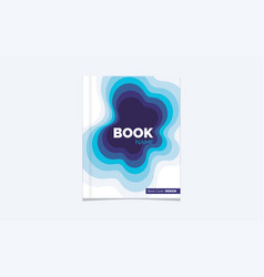 Book Cover Or Flyer Template With 3d Abstract