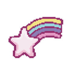 Star Rainbow Pixel Art