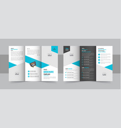 Travel And Tourism Trifold Brochure Template