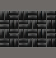 Black Seamless Subway Tile Pattern Metro