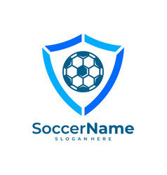 Shield Soccer Logo Template Football Logo