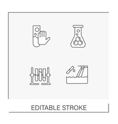 Chemical Industry Line Icon