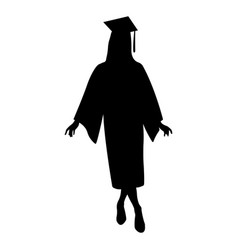 Silhouette Of A College Graduate2