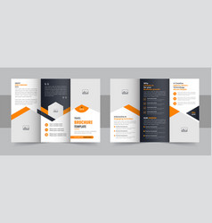 Travel And Tourism Trifold Brochure Template