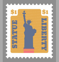 American Liberty Statue Post Mark With Price