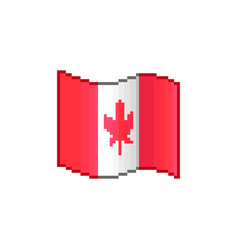 Flowing Flag Of Canada