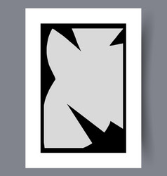 Abstract Figure Creative Template Wall Art Print