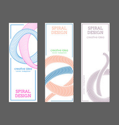 A New Design Trend Spiral Design Template For A