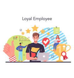 Employee Loyalty Concept Corporate Culture And