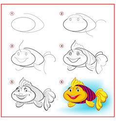 How To Draw Cute Toy Fish Educational Page