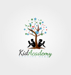 Logo Design Children Reaching For Stars Child