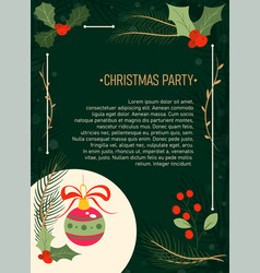 Merry Christmas Party Invitation