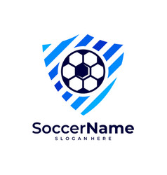 Shield Soccer Logo Template Football Logo