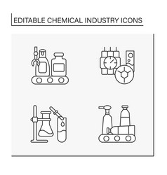 Chemical Industry Line Icon