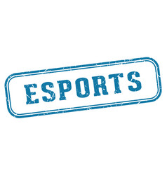 Esports Stamp Esports Rectangular Stamp On White