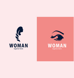 Woman Face And Beauty Logo Collection