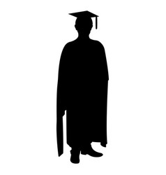 Silhouette Of A College Graduate3