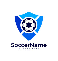 Shield Soccer Logo Template Football Logo