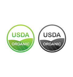 Usda Organic Emblems Badge Sticker Logo Icon